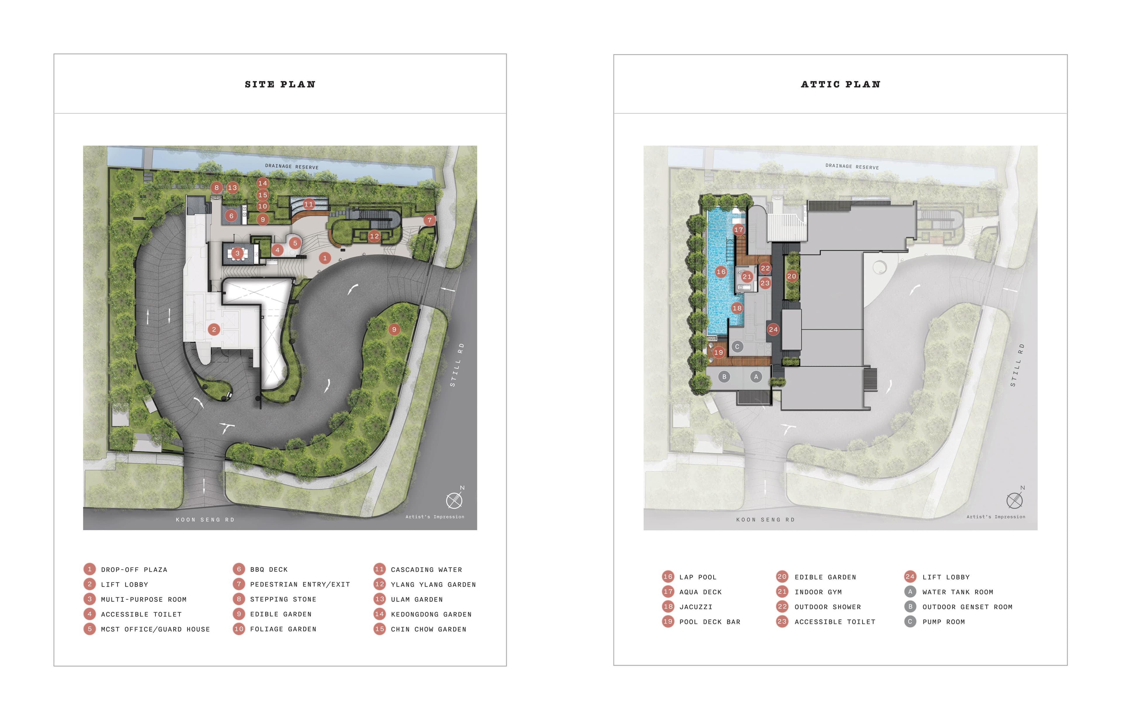 CLAYDENCE site plan