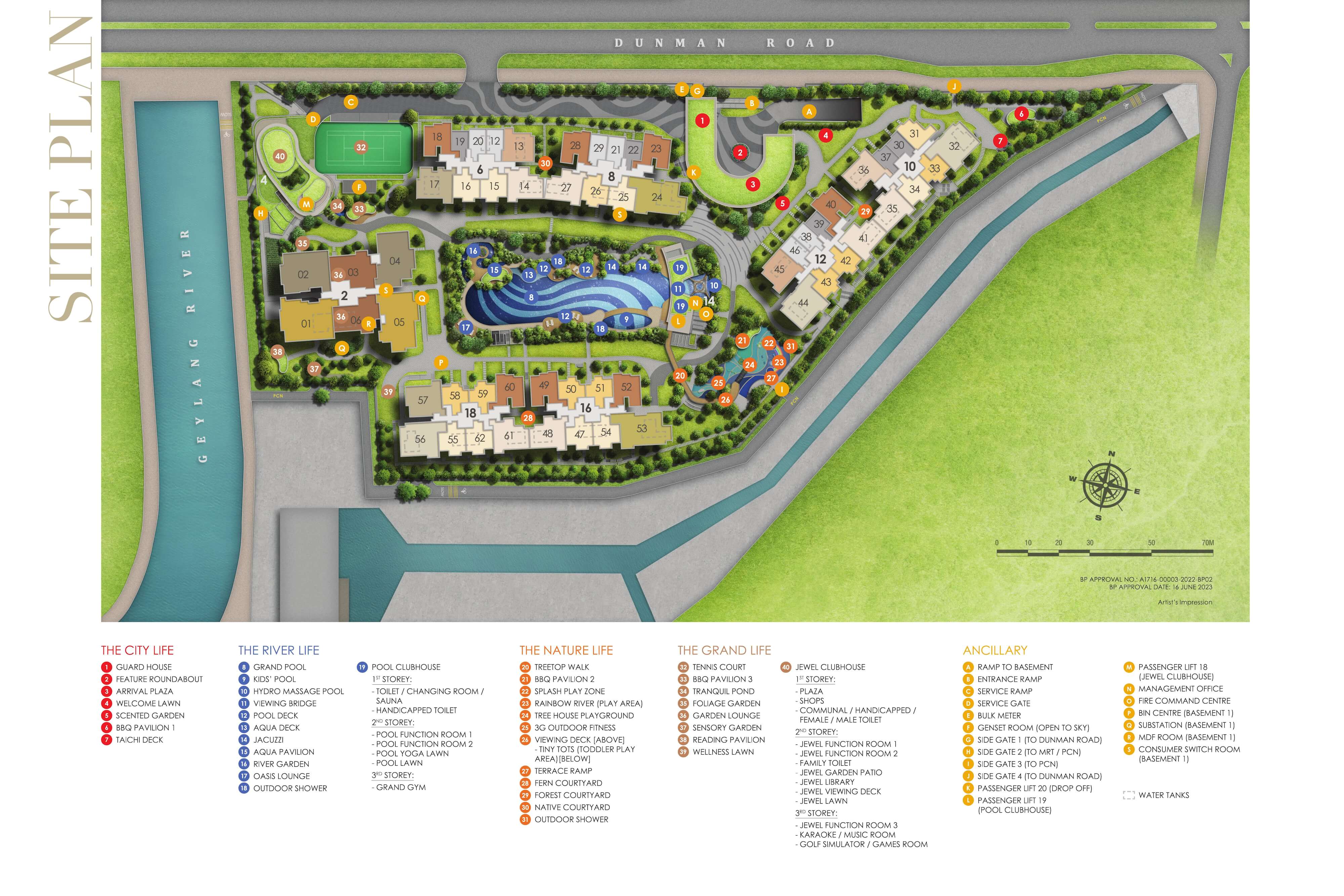 GRAND DUNMAN site plan
