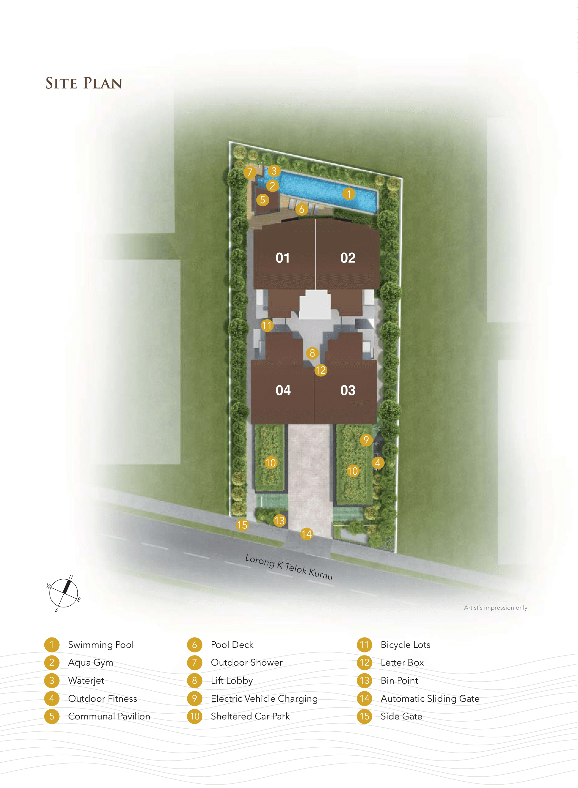 K SUITES site plan
