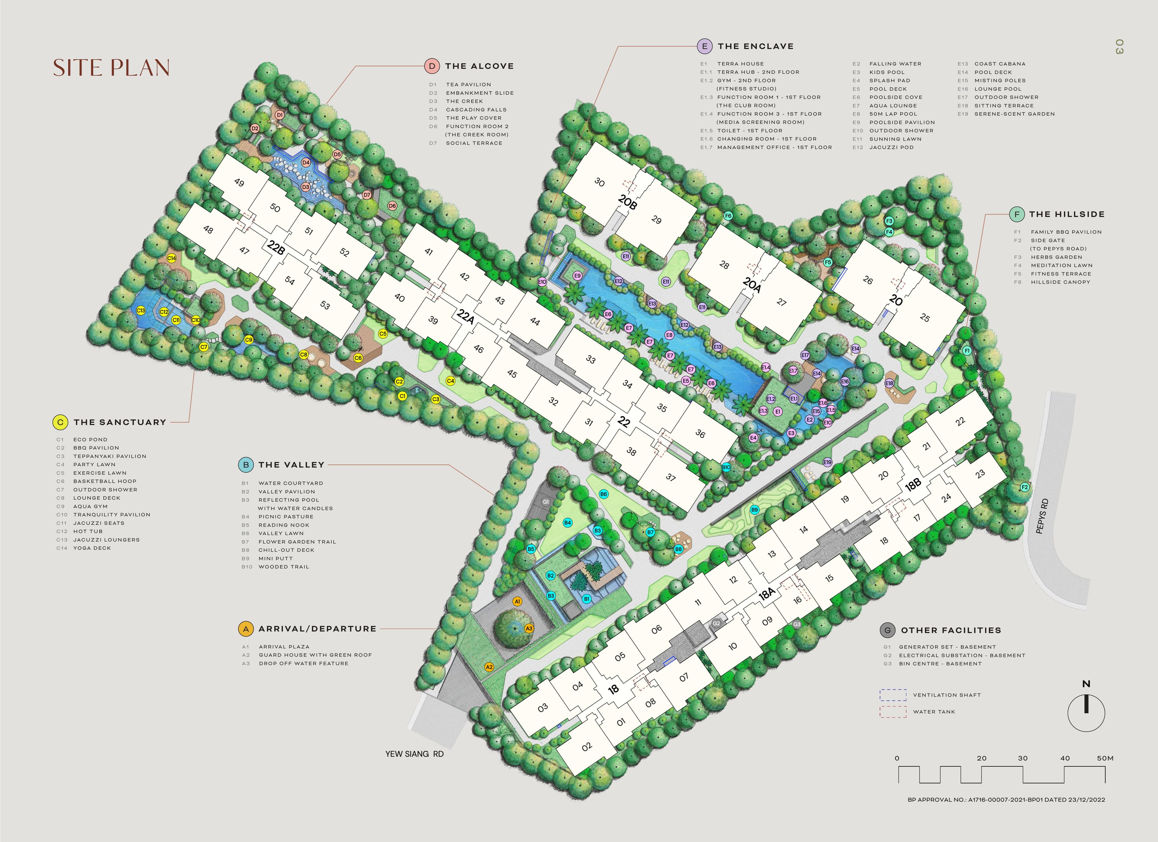 TERRA HILL site plan